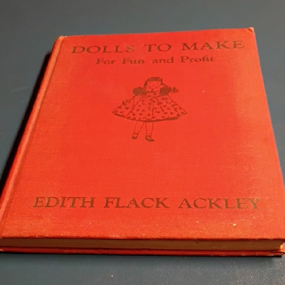 Antique Red Dolls to Make Book